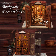 CUTEBEE Dollhouse kit includes guided steps for a satisfying build.