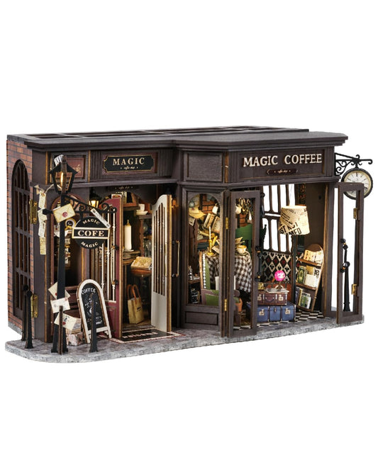 Cutebee dollhouse miniature assembly steps for a precise, decorative display.