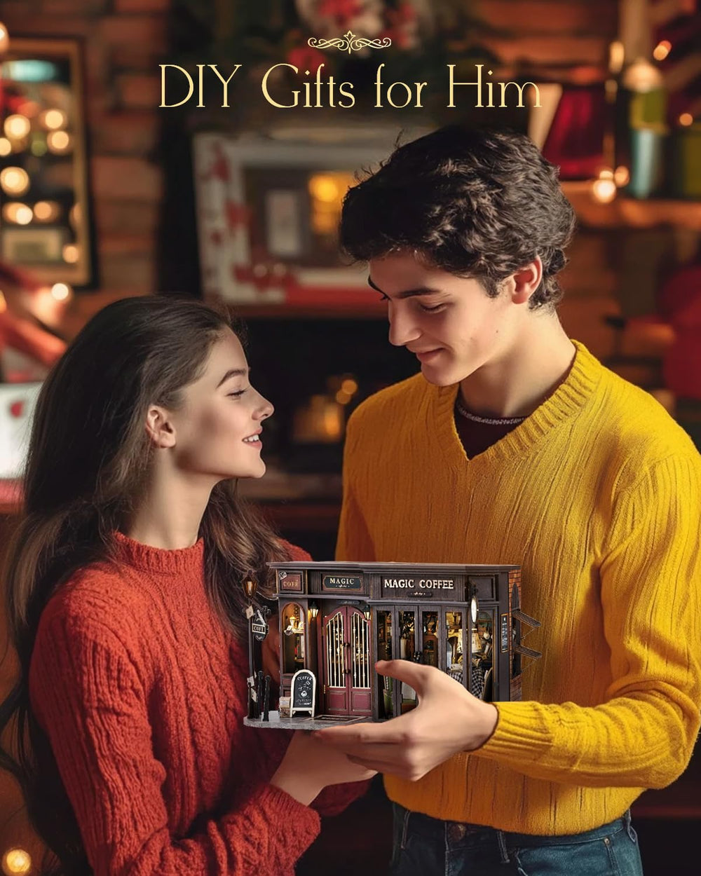 Cutebee dollhouse parts inspection ensures complete, ready-to-build kit.
