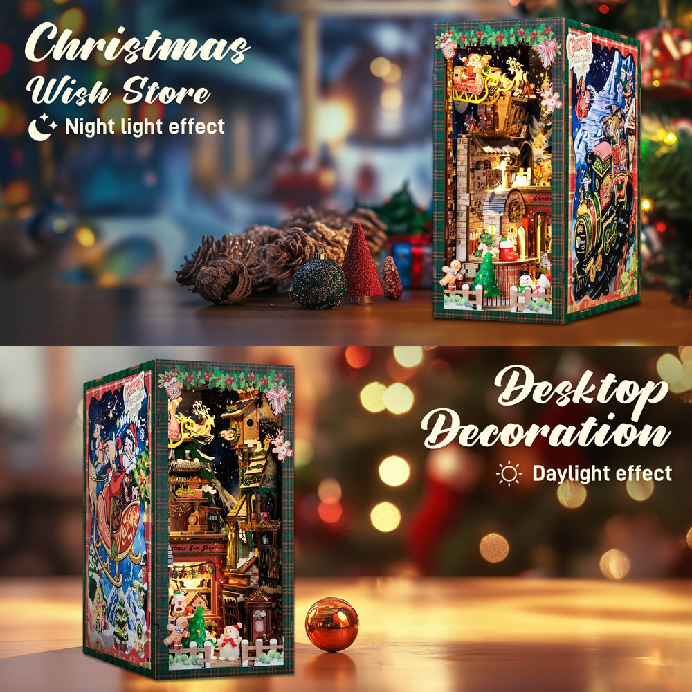 CUTEBEE gift-ready packaging with the book nook kit, ideal for Christmas presents