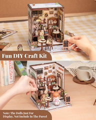 CUTEBEE Sunny Cafe DIY assembly tools help beginners build with confidence.