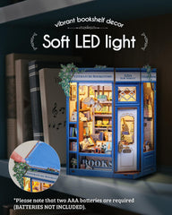 Cutefun Book Nook Kit 3D puzzle pieces encourage mindful assembly and a satisfying finish
