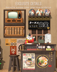 Cutefun Book Nook Kit dustproof parts protect the model during display