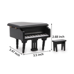 Cutemini miniature piano with open lid showing keys, ideal for display and gift-giving.