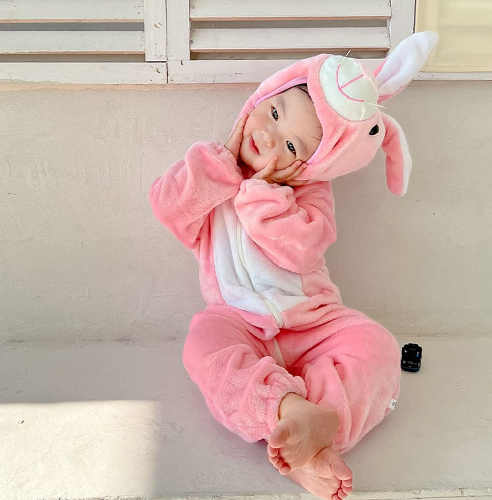 CuteOn pink bunny holiday outfit ready for Halloween or Christmas play