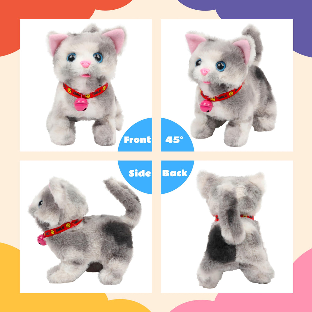 Cuteoy wagging cat tail plush displaying playful motion cues