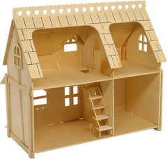 CUTEROOM 3D Puzzle House front view for elegant display and desk-ready decor.