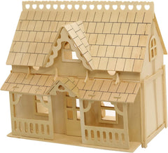 CUTEROOM 3D Puzzle House LED lighting provides warm ambiance for evenings.