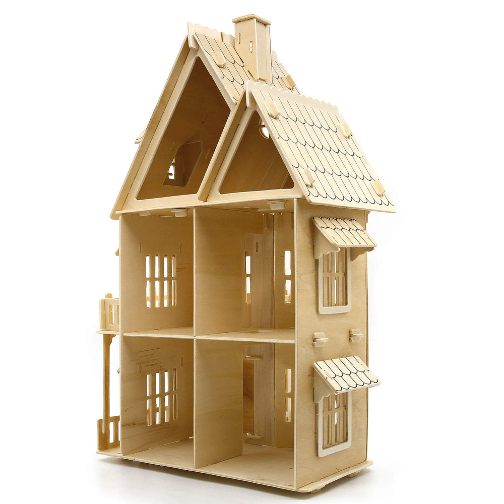 CUTEROOM detailed-architecture-style puzzle reveals Nordic influences for decorative display and learning.