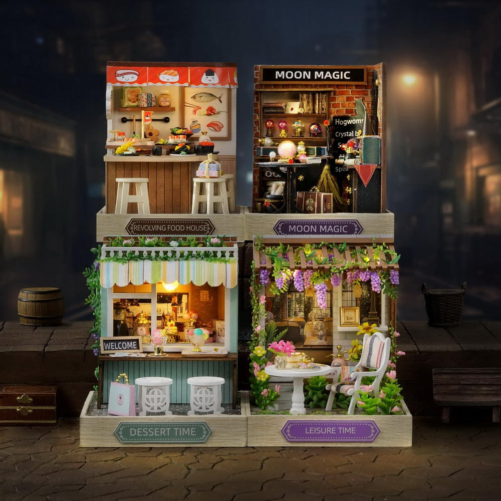 CUTEROOM gift-worthy tiny house kit for birthdays or holidays, perfect for sharing creativity.