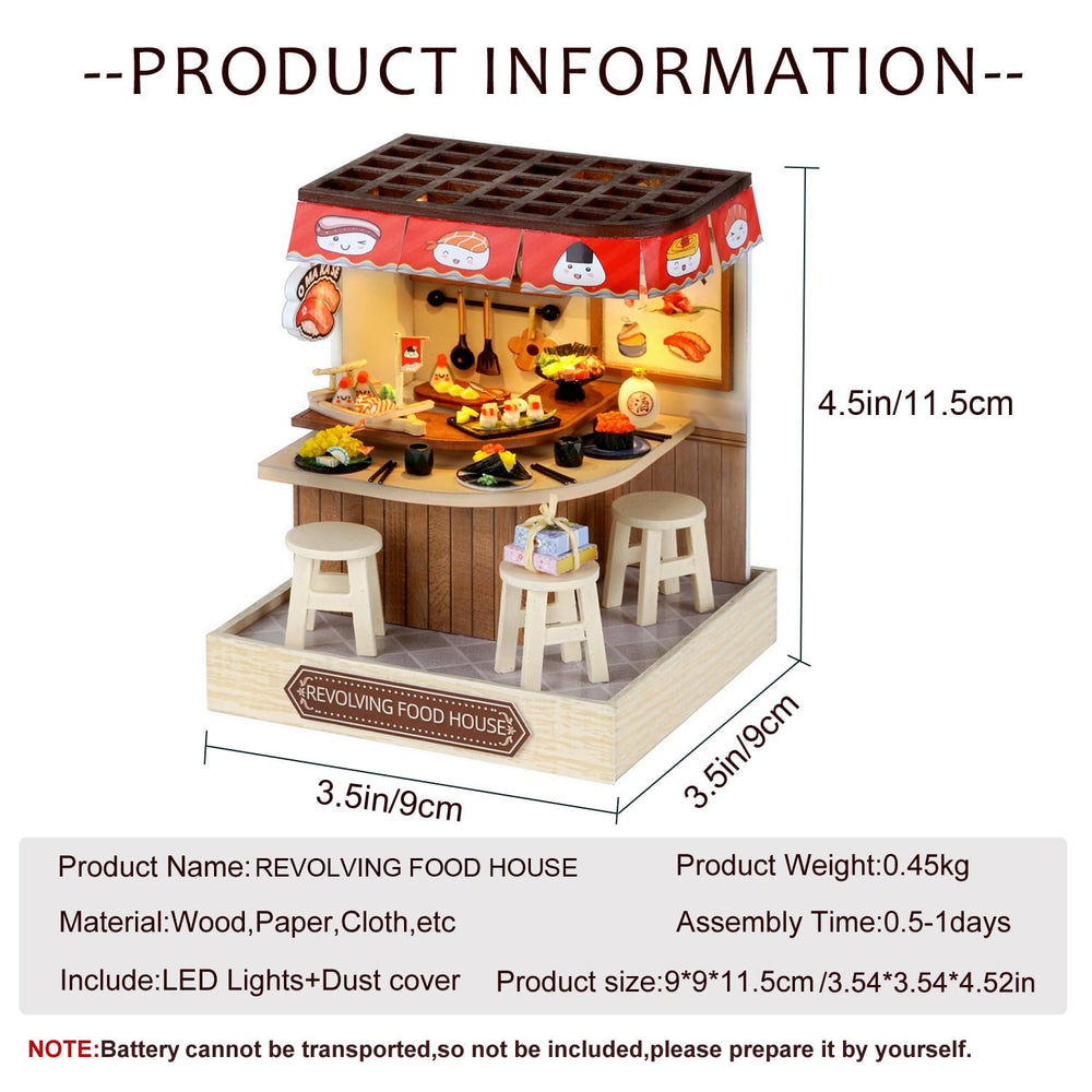 CUTEROOM wooden-and-cloth-dollhouse materials create tactile, realistic interiors for a rewarding build.