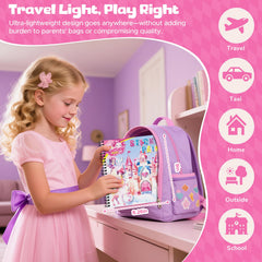 CutteeyFyry lay-flat binding, easy for small hands to flip and stay open.