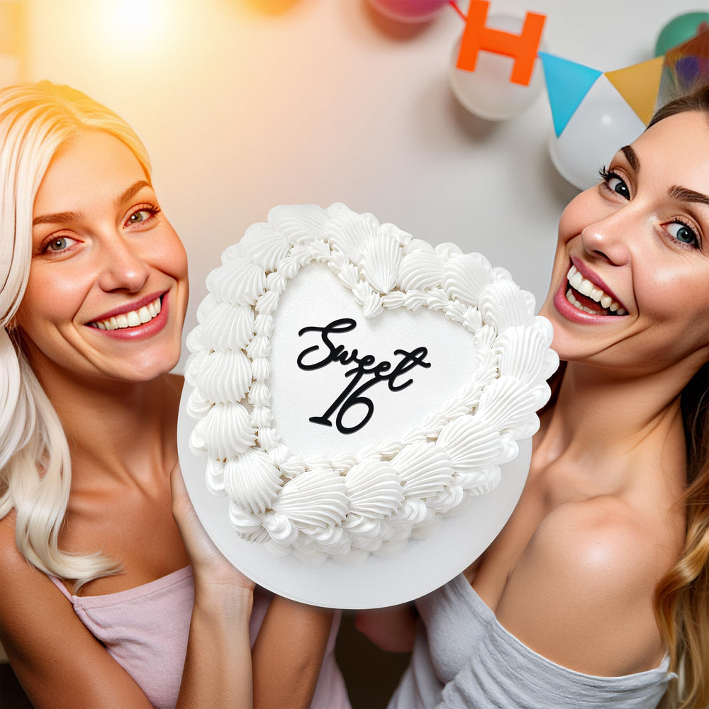 Cutylight Sweet 16 Topper on dessert table brings chic focal point
