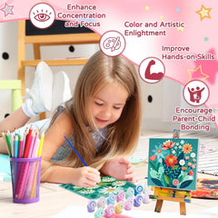 cviokrdu Acrylic paint set with vibrant colors for kids art