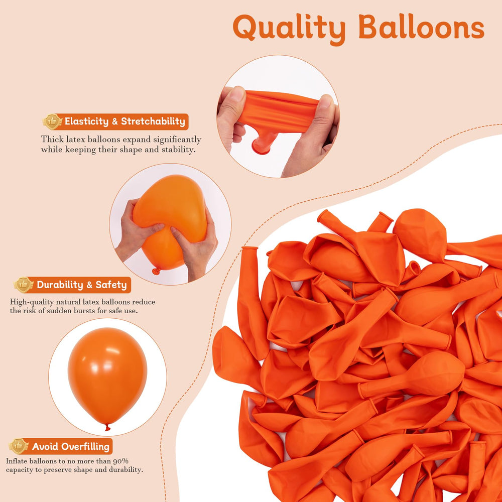Close-up of CVPARTYON latex balloons showing durable latex