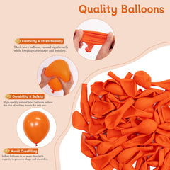 Close-up of CVPARTYON latex balloons showing durable latex