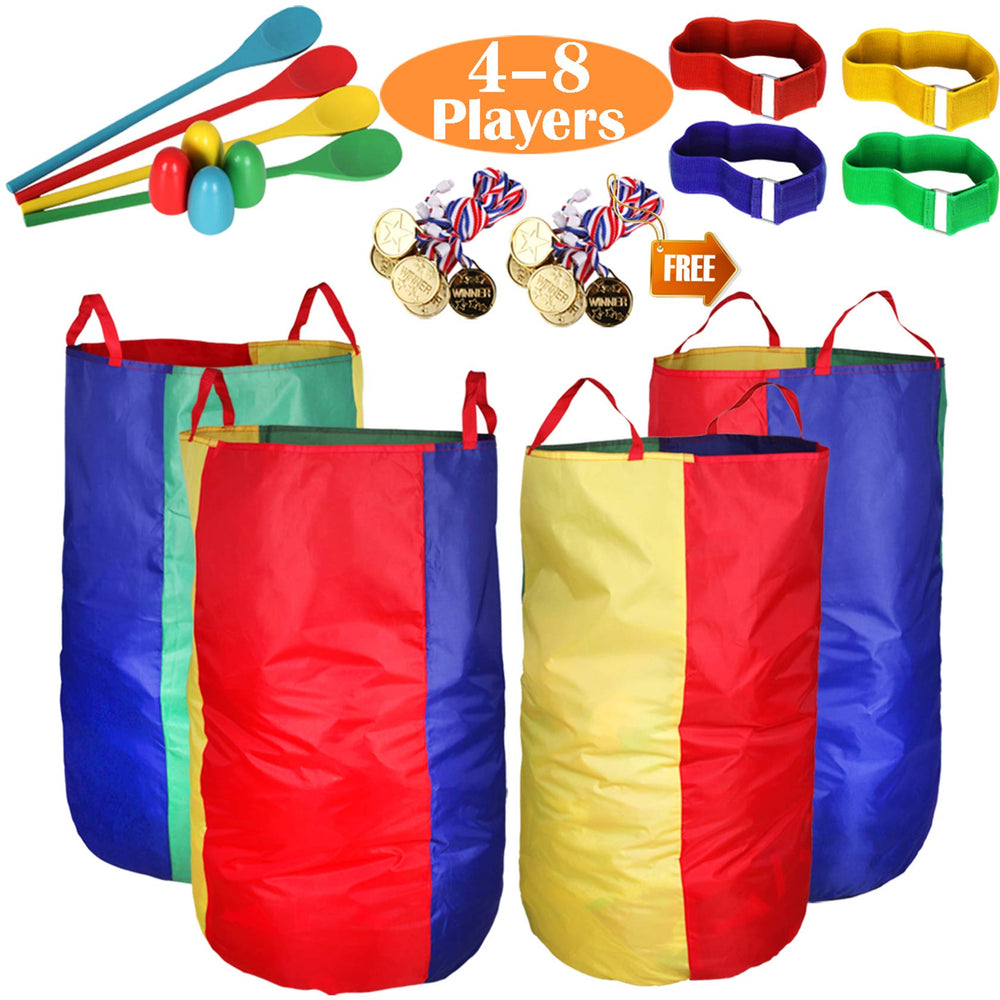 CWLAKON sack race bags ready for backyard play and easy setup