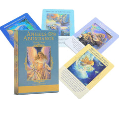C&Xanadu Angels of Abundance deck cover with celestial artwork for hopeful readings