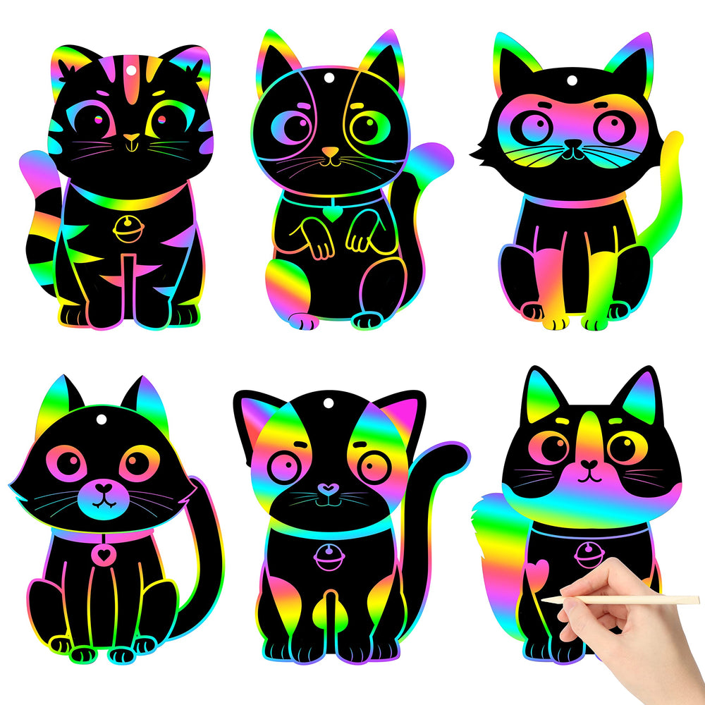 CY2SIDE cat scratch bookmark style1 for creative classroom crafts and color reveal