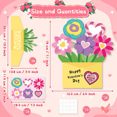 CY2SIDE Valentines Flower Pot Card Kit where kids assemble to spark creativity