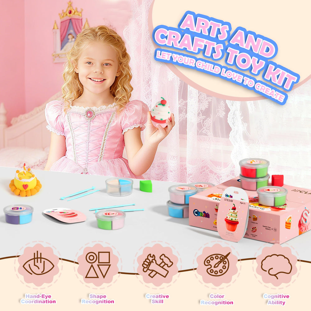 CyAJM cake-themed modeling tools set for precise sculpting and imaginative cake designs