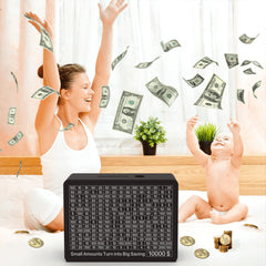 CYANLUX stickers for 500–10,000 savings milestones.