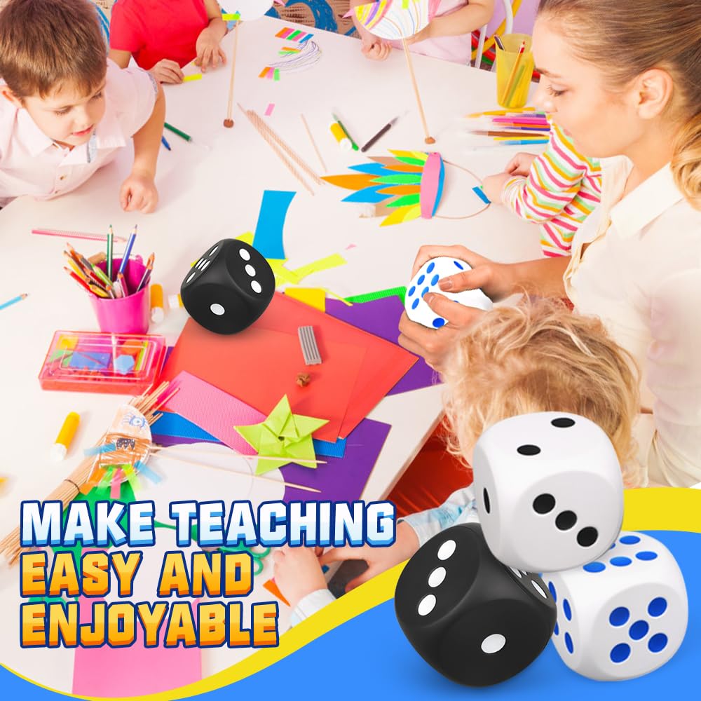 Cybemaga six-sided dice with visible dots to support probability play.