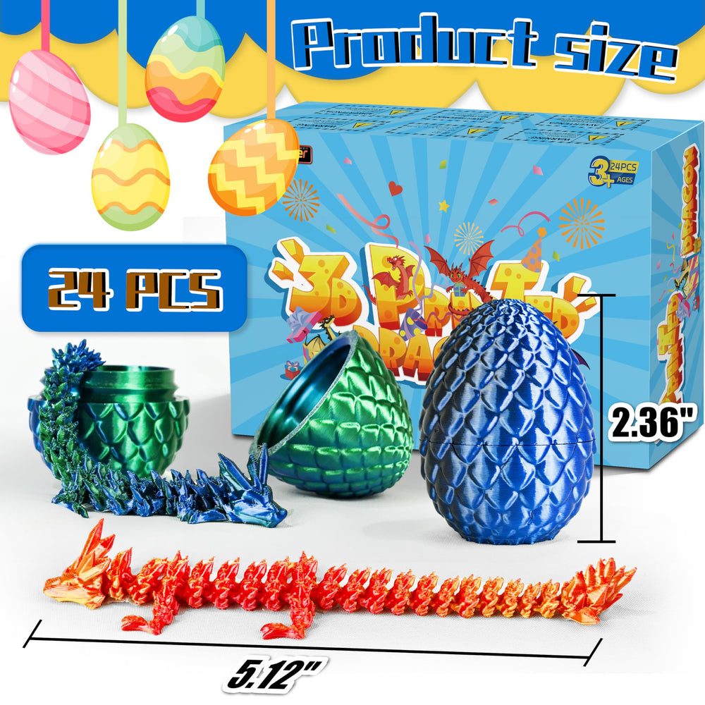 Cybermaker 3D dragon egg with detailed surface for stylish desk display