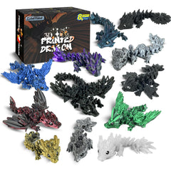 Cybermaker Black Series articulated dragon head for dynamic display and posing.