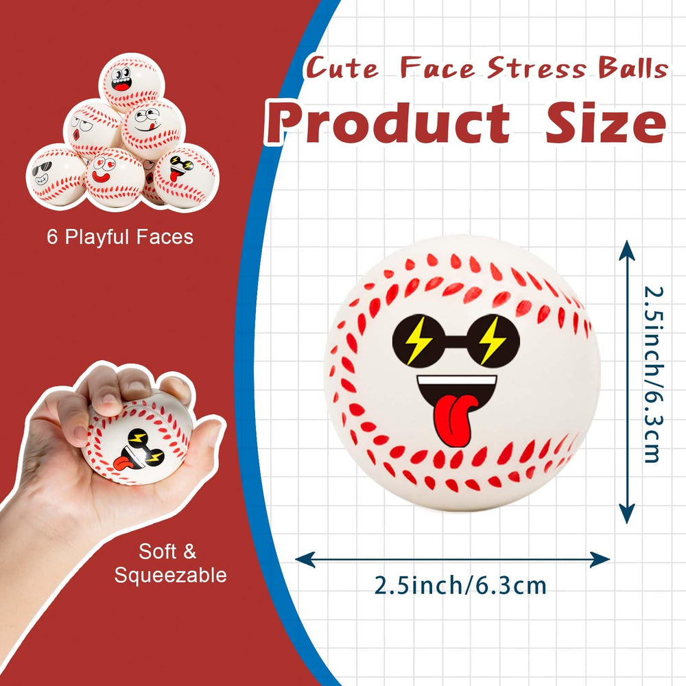 Cyclescrux funny-face stress ball; ideal for classroom activities and party favors.