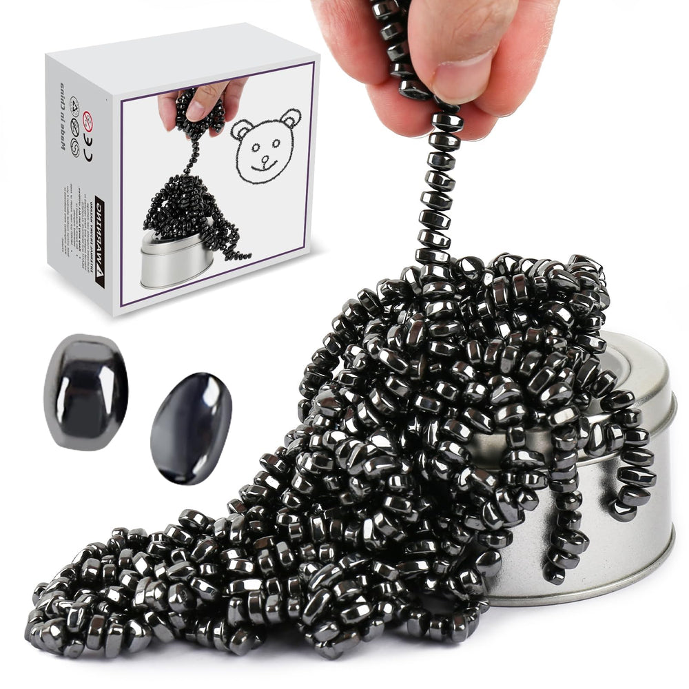 Cycllty 550pcs putty ferrite beads close-up for desk stress relief