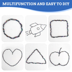 Cycllty ferrite stones close up showing varied shapes for sensory play