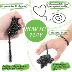 Cycllty fidget shapes and textures for creative shape molding