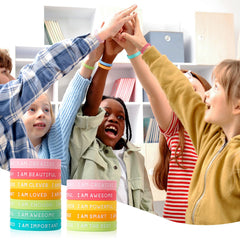 CYCLUSIVE school gift pack wristbands ideal for rewards and events.