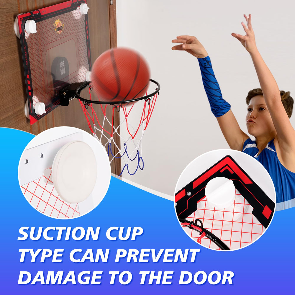 CYFIE suction cup basketball hoop balls set for practice play