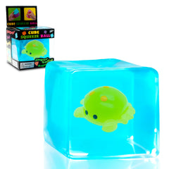 CYICTOY fidget squishy stress cube front view with smooth texture for focus