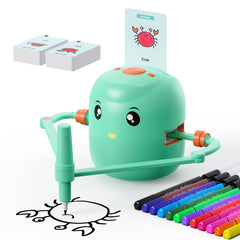 CYJBE smart drawing robot for kids demonstrates engaging interactive learning at home
