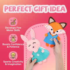 Cymbana panda buddy with glitter crown accessories for imaginative crafts.