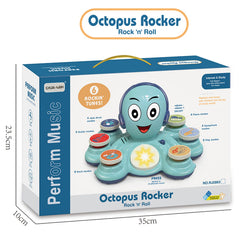 CYURMJUN octopus music toy battery compartment powers extended play sessions.