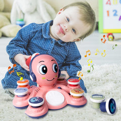 CYURMJUN drum mode delivers lively beats for rhythm awareness.