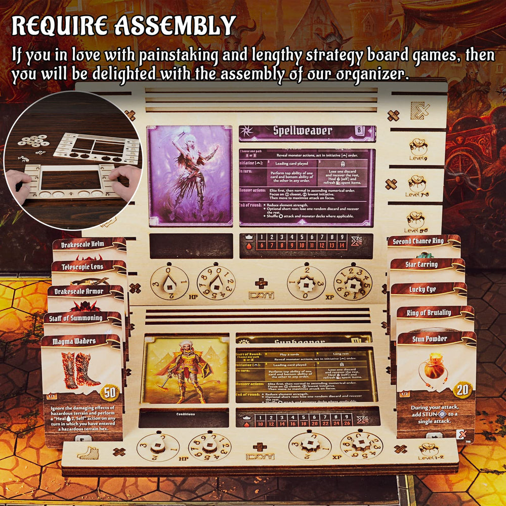 CZYY Character items holders keep cards and markers within reach