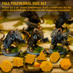 CZYY Cheese Dice D00 close-up with vivid engravings for D% rolls in RPGs.