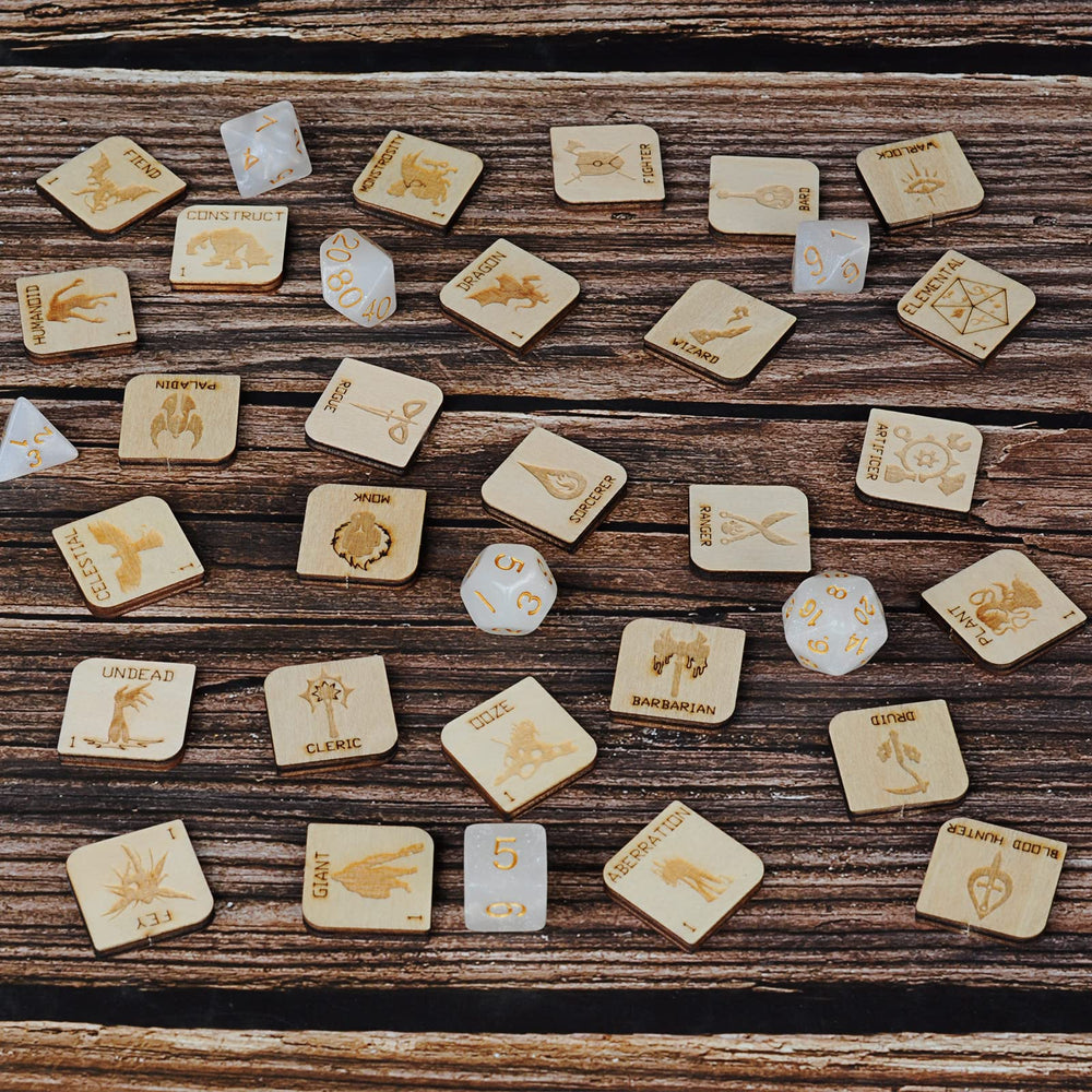 CZYY wooden cleric token for reliable ally status on the battlefield.