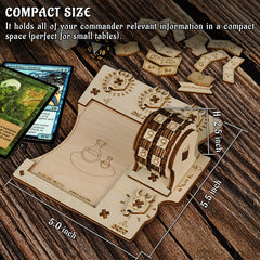 CZYY Commander EDH Zone Tray Compact Size fits small tables