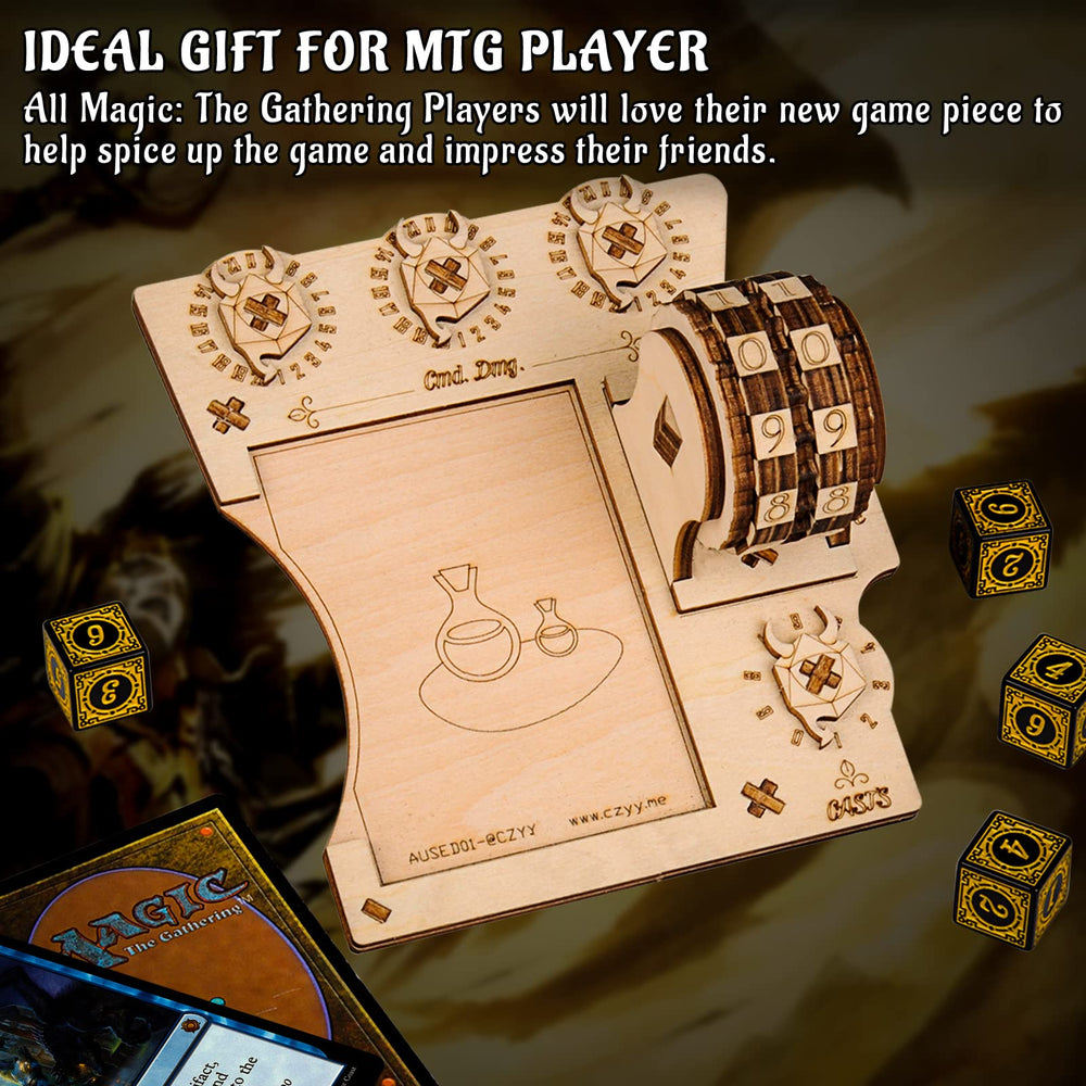 CZYY Commander EDH Zone Tray Tabletop Setup keeps your game organized