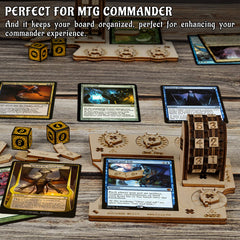 CZYY Commander EDH Zone Tray Wooden Construction offers sturdy play surface