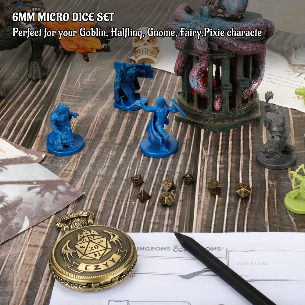 CZYY bronze dice gift concept for gamers and collectors