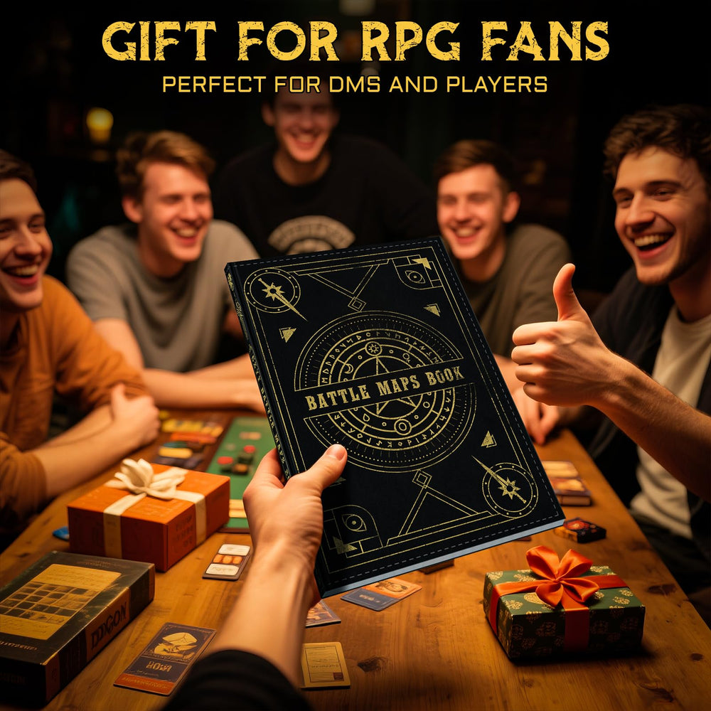 CZYY DND Battle Map Book: decor tokens provide reusable scene cues for quick setup.