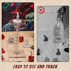 CZYY DND flying miniatures riser large base enabling dramatic high-altitude battles.