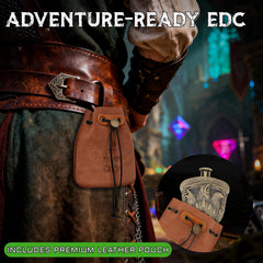 CZYY MinZerTRPG leather pouch keeps dice safe during travel.